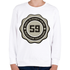 PRINTFASHION 59 - Gyerek pulóver - Fehér gyerek pulóver, kardigán