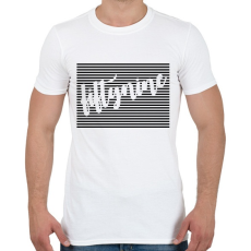 PRINTFASHION 59rács-01.png - Férfi póló - Fehér