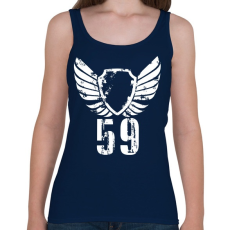 PRINTFASHION 59wh.png - Női atléta - Sötétkék