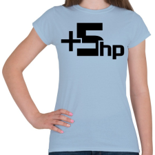 PRINTFASHION +5hp - Női póló - Világoskék női póló