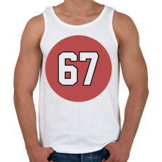 PRINTFASHION 67 - Férfi atléta - Fehér