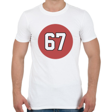 PRINTFASHION 67 - Férfi póló - Fehér férfi póló