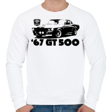 PRINTFASHION '67 GT 500 - Férfi pulóver - Fehér férfi pulóver, kardigán