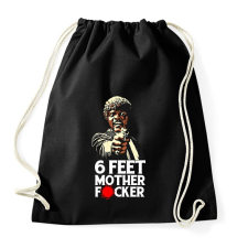 PRINTFASHION 6 feet - Sportzsák, Tornazsák - Fekete tornazsák