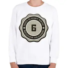 PRINTFASHION 6 - Gyerek pulóver - Fehér gyerek pulóver, kardigán
