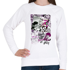 PRINTFASHION 70' S STYLE - Női pulóver - Fehér