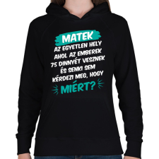 PRINTFASHION 75 dinnye - Női kapucnis pulóver - Fekete női pulóver, kardigán