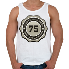 PRINTFASHION 75 - Férfi atléta - Fehér atléta, trikó