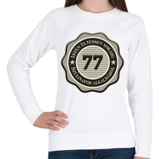 PRINTFASHION 77 - Női pulóver - Fehér