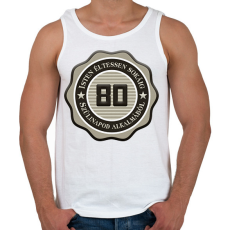 PRINTFASHION 80 - Férfi atléta - Fehér