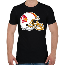 PRINTFASHION 80's Buccaneers Helmet - Férfi póló - Fekete férfi póló