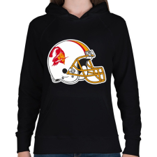 PRINTFASHION 80's Buccaneers Helmet - Női kapucnis pulóver - Fekete női pulóver, kardigán