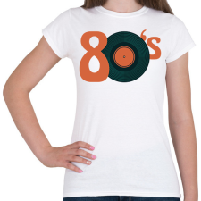 PRINTFASHION 80as évek - Női póló - Fehér női póló