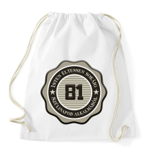 PRINTFASHION 81 - Sportzsák, Tornazsák - Fehér tornazsák