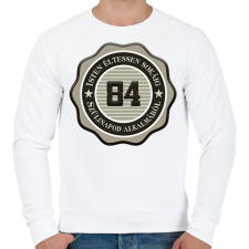 PRINTFASHION 84 - Férfi pulóver - Fehér férfi pulóver, kardigán
