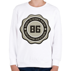 PRINTFASHION 86 - Gyerek pulóver - Fehér