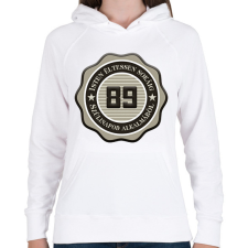 PRINTFASHION 89 - Női kapucnis pulóver - Fehér női pulóver, kardigán