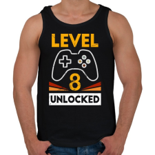 PRINTFASHION 8-as szint feloldva - Férfi atléta - Fekete atléta, trikó