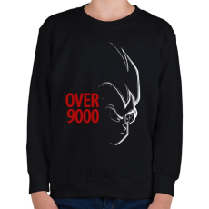 PRINTFASHION 9000 szint felett - Gyerek pulóver - Fekete