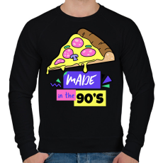 PRINTFASHION 90-es évek - Férfi pulóver - Fekete