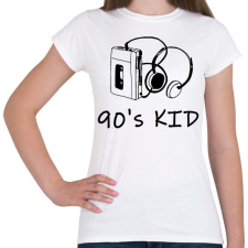 PRINTFASHION 90's kid - Női póló - Fehér női póló