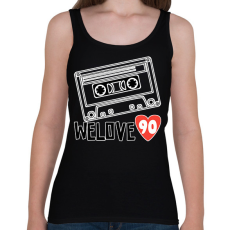 PRINTFASHION 90's  - Női atléta - Fekete