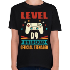 PRINTFASHION 9 éves gamer - Gyerek póló - Fekete gyerek póló
