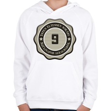 PRINTFASHION 9 - Gyerek kapucnis pulóver - Fehér