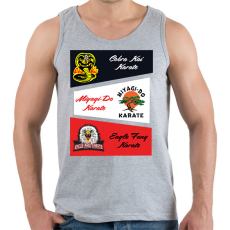 PRINTFASHION A 3 dojo - Férfi atléta - Sport szürke