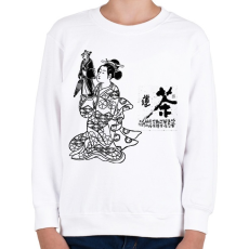 PRINTFASHION A bábjátékos - Gyerek pulóver - Fehér