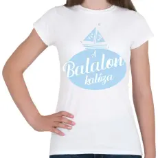 PRINTFASHION A Balaton kalóza - Női póló - Fehér