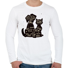 PRINTFASHION A barátok.. - Férfi hosszú ujjú póló - Fehér