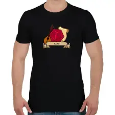 PRINTFASHION A bárd - Férfi póló - Fekete férfi póló
