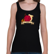 PRINTFASHION A bárd - Női atléta - Fekete női trikó