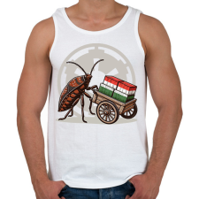 PRINTFASHION A Birodalom szekerét tolom - Férfi atléta - Fehér atléta, trikó