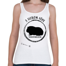 PRINTFASHION A bizalom köre - A tengerimalacom (fekete) - Női atléta - Fehér női trikó