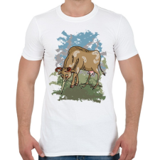 PRINTFASHION A bölöm tehén - Férfi póló - Fehér férfi póló