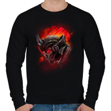 PRINTFASHION A bolygó titka - Férfi pulóver - Fekete férfi pulóver, kardigán