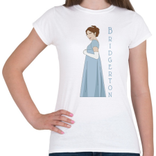 PRINTFASHION A Bridgerton család - Daphne - Női póló - Fehér női póló