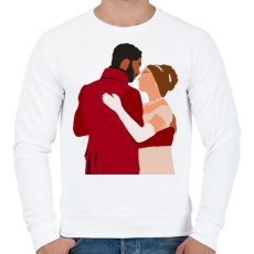 PRINTFASHION A Bridgerton család - Férfi pulóver - Fehér