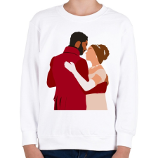 PRINTFASHION A Bridgerton család - Gyerek pulóver - Fehér gyerek pulóver, kardigán