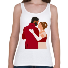 PRINTFASHION A Bridgerton család - Női atléta - Fehér női trikó