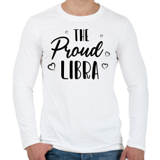 PRINTFASHION A büszke mérleg - Férfi hosszú ujjú póló - Fehér