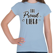 PRINTFASHION A büszke mérleg - Női póló - Világoskék női póló
