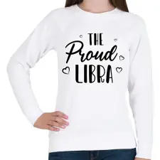 PRINTFASHION A büszke mérleg - Női pulóver - Fehér női pulóver, kardigán