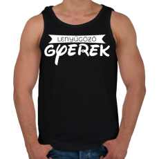 PRINTFASHION A büszkeség - Férfi atléta - Fekete