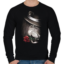 PRINTFASHION A bűvész - Férfi pulóver - Fekete férfi pulóver, kardigán