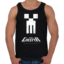 PRINTFASHION A creeper - Férfi atléta - Fekete atléta, trikó