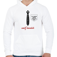 PRINTFASHION A csapatmunka - Férfi kapucnis pulóver - Fehér női pulóver, kardigán