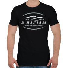 PRINTFASHION A dáciám nélkül - Férfi póló - Fekete férfi póló